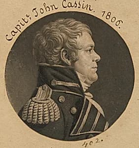 John Cassin by Charles Balthazar Julien Févret de Saint-Mémin, 12 Mar 1770 - 23 Jun 1852