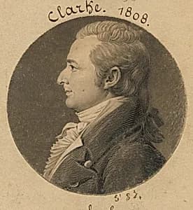 John Clarke by Charles Balthazar Julien Févret de Saint-Mémin, 12 Mar 1770 - 23 Jun 1852