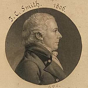 John Cotton Smith by Charles Balthazar Julien Févret de Saint-Mémin, 12 Mar 1770 - 23 Jun 1852