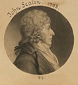 John Curzon Seton by Charles Balthazar Julien Févret de Saint-Mémin, 12 Mar 1770 - 23 Jun 1852