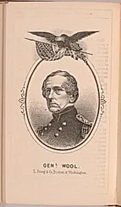 John Ellis Wool by Louis Prang Lithography Company, active 1856 - 1899