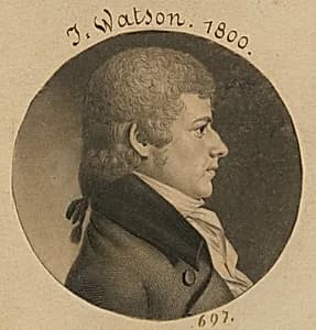 John Fanning Watson by Charles Balthazar Julien Févret de Saint-Mémin, 12 Mar 1770 - 23 Jun 1852