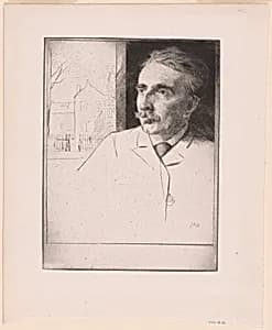 John Ferguson Weir by Julian Alden Weir, 30 Aug 1852 - 8 Dec 1919