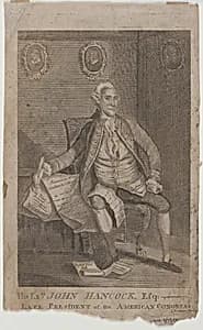 John Hancock by John Norman, c. 1748 - 1817