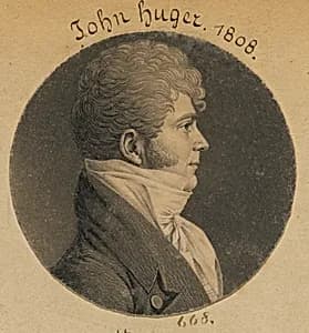 John Huger by Charles Balthazar Julien Févret de Saint-Mémin, 12 Mar 1770 - 23 Jun 1852