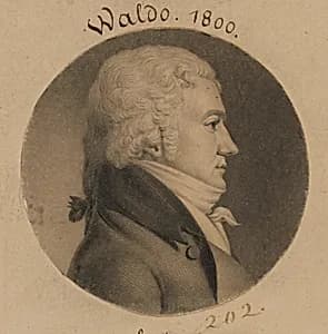 John Jones Waldo by Charles Balthazar Julien Févret de Saint-Mémin, 12 Mar 1770 - 23 Jun 1852