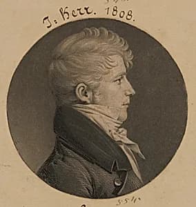 John Leeds Kerr by Charles Balthazar Julien Févret de Saint-Mémin, 12 Mar 1770 - 23 Jun 1852