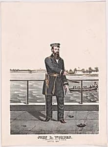 John Lorimer Worden by Ehrgott & Forbriger Lithography Company, active 1856 - 1869