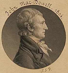 John McDowell by Charles Balthazar Julien Févret de Saint-Mémin, 12 Mar 1770 - 23 Jun 1852