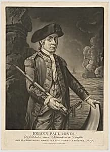 John Paul Jones by Johann Elias Haid, 1739 - 1809