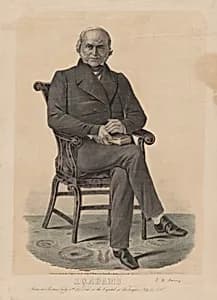 John Quincy Adams by Benjamin Franklin Butler, active 1841 - 1859
