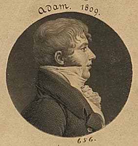 John Strong Adams by Charles Balthazar Julien Févret de Saint-Mémin, 12 Mar 1770 - 23 Jun 1852
