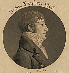 John Taylor by Charles Balthazar Julien Févret de Saint-Mémin, 12 Mar 1770 - 23 Jun 1852