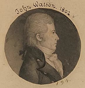John Watson by Charles Balthazar Julien Févret de Saint-Mémin, 12 Mar 1770 - 23 Jun 1852