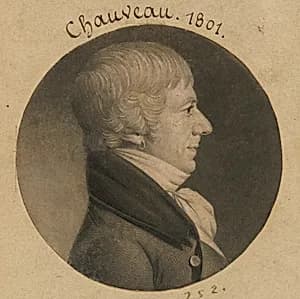 Joseph Anthony Chaveau by Charles Balthazar Julien Févret de Saint-Mémin, 12 Mar 1770 - 23 Jun 1852