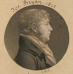 Joseph Bryan by Charles Balthazar Julien Févret de Saint-Mémin, 12 Mar 1770 - 23 Jun 1852