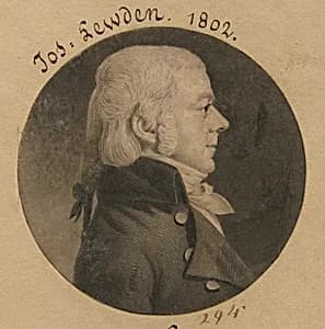 Joseph Lewden by Charles Balthazar Julien Févret de Saint-Mémin, 12 Mar 1770 - 23 Jun 1852
