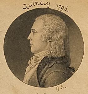 Josiah Quincy by Charles Balthazar Julien Févret de Saint-Mémin, 12 Mar 1770 - 23 Jun 1852