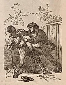 Knifing His Victim by Unidentified Artist