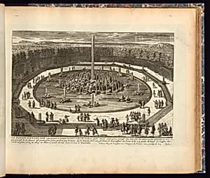 LA BASSIN D’ENCELADE by Adam Perelle, French, 1638 – 1695