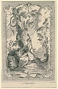 La Chasseuse by Gabriel Huquier, French, 1695–1772