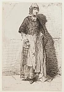La Mère Gérard by James McNeill Whistler (1834-1903)