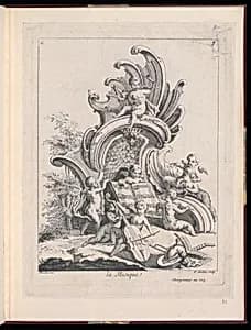 La Musique by François-Thomas Mondon, French, 1709 – 1755