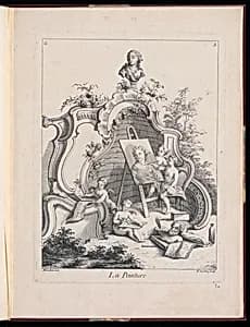 La Peinture by François-Thomas Mondon, French, 1709 – 1755