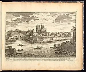 LA TESTE DE L’ISLE DU PALAIS by Adam Perelle, French, 1638 – 1695