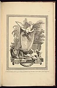 L’HISTOIRE by Clément Pierre Marillier, French, 1740 – 1808