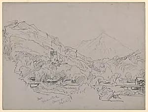 Landscape, Meiringen, Switzerland by William Trost Richards, American, 1833–1905