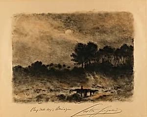 Landscape by Alexandre-Gaston Guignard, French