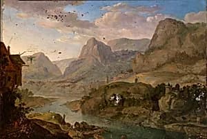 Landscape by Herman Saftleven, Dutch