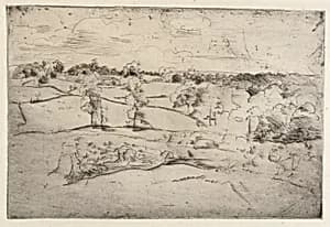 Landscape by J. Alden Weir