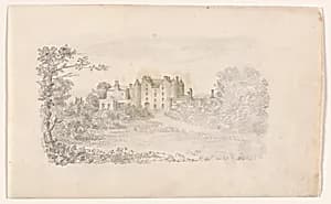 Landscape with house by George Linen, 29 Apr 1802 - 27 Sep 1888