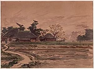 Landscape with Houses by Winckworth Allan Gay