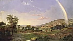 Landscape with Rainbow by Robert S. Duncanson