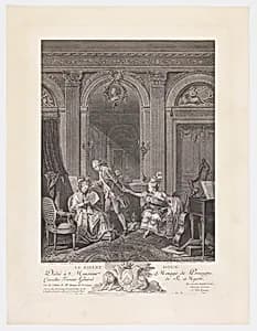 Le Billet Doux by Nicolas Delaunay, French, 1739–1792