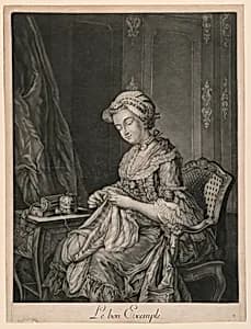 Le Bon Exemple by Johann Kaspar Heilmann, German, 1718 - 1760