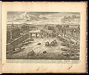 LE PONT-NEUF by Adam Perelle, French, 1638 – 1695
