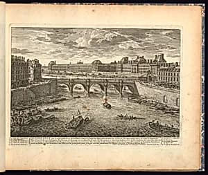 LE PONT NEUF by Adam Perelle, French, 1638 – 1695