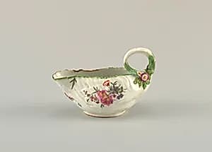 Leaf-Shaped Sauceboat by Bow Porcelain Manufactory, English, active ca. 1744 – 1776