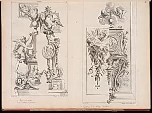 Lectern Designs by Gilles-Marie Oppenord, French, 1672–1742