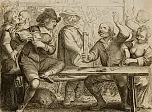 Les Debauches by Jan Miense Molenaer, Dutch