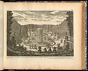 LES TROIS FONTAINES by Adam Perelle, French, 1638 – 1695
