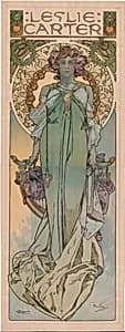 Leslie Carter by Alphonse Mucha, 24 Jul 1860 - 14 Jul 1939