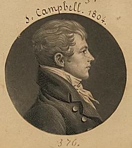 Levin Hicks Campbell by Charles Balthazar Julien Févret de Saint-Mémin, 12 Mar 1770 - 23 Jun 1852