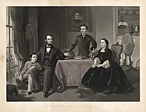 Lincoln and Family by William Sartain, 1843 - 1924