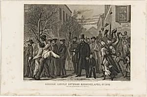 Lincoln in Richmond by J. C. Buttre Engraving Company, active 1850 - 1893?