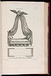 Lit avec Aigle by Richard de Lalonde, French, active 1780–96